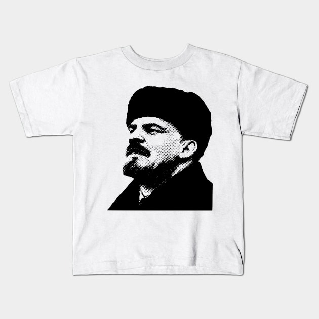 lenin plakat Kids T-Shirt by Tamie